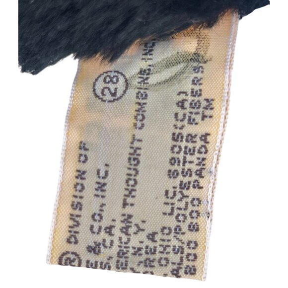 Boo Boo Panda Plush Toy By Applause 8" Black & White Stuffed Animal With Ribbon - Picture 7 of 12